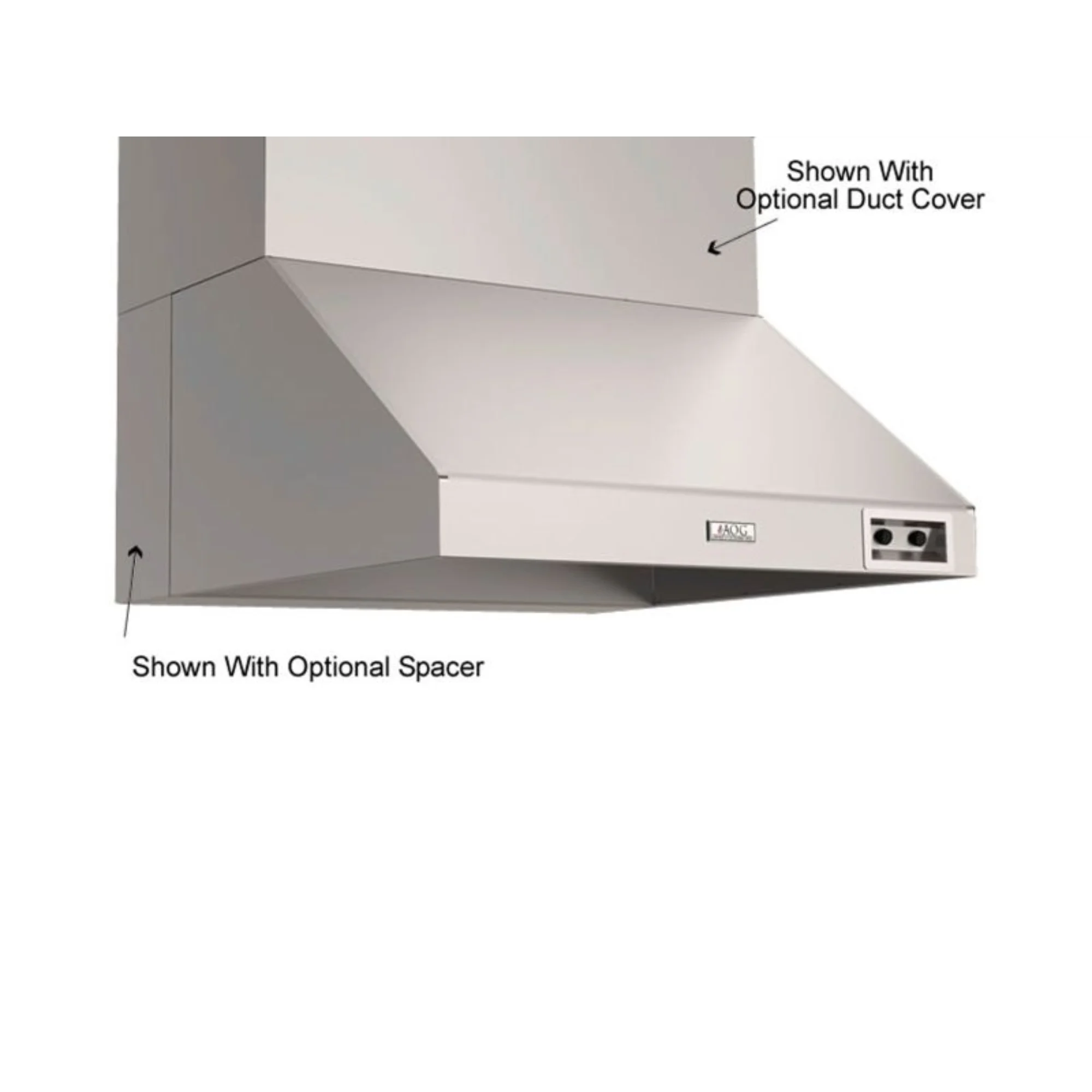 American Outdoor Grills 36-Inch Stainless Steel Outdoor Vent Hood | Novaselectes