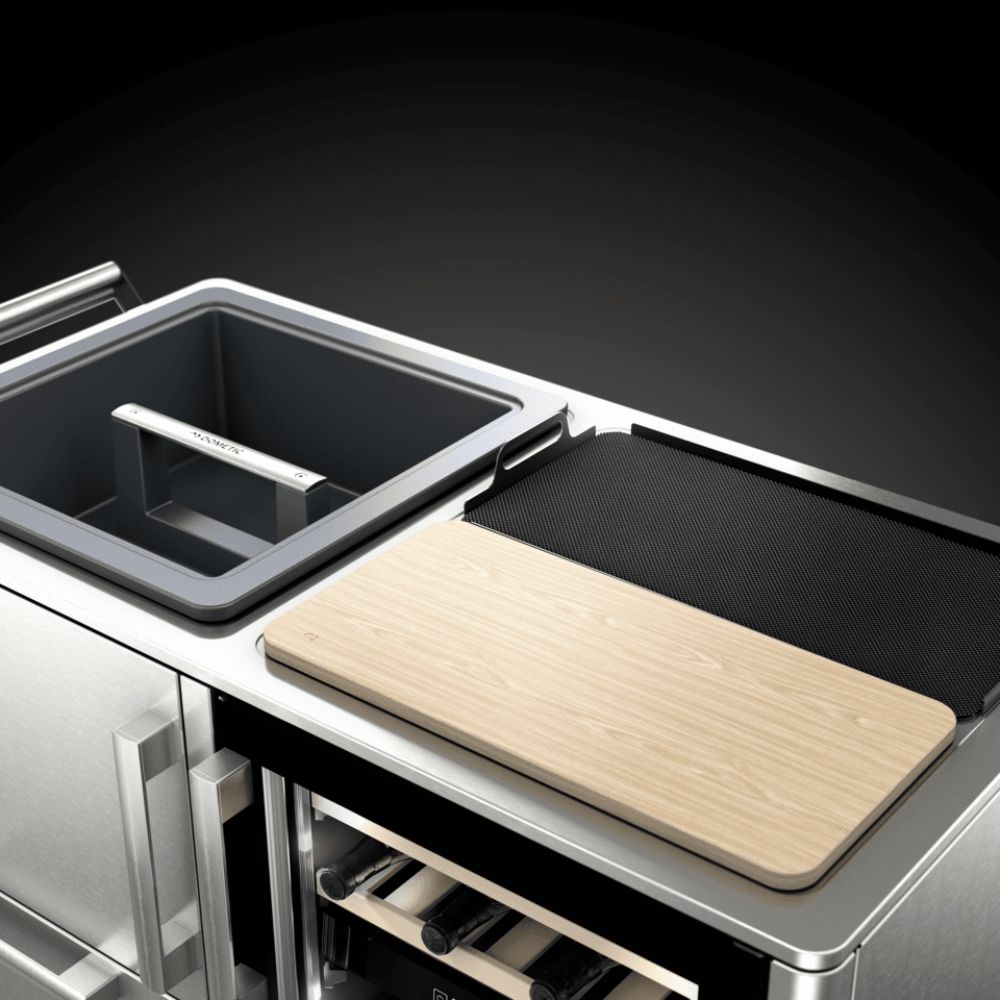 Dometic Serving tray for MoBar, black coated steel
