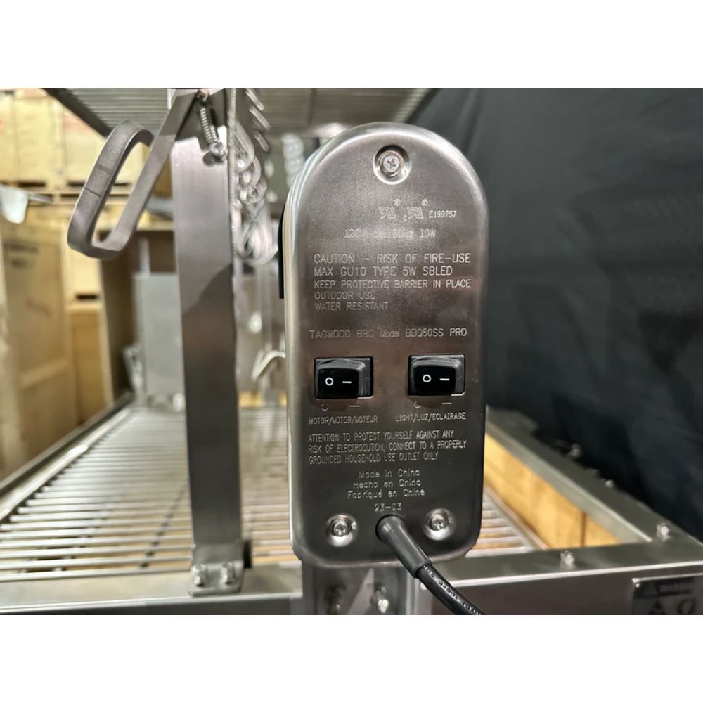 Tagwood BBQ50SS-PRO BBQ Stainless Steel Rotisserie Kit | Novaselectes