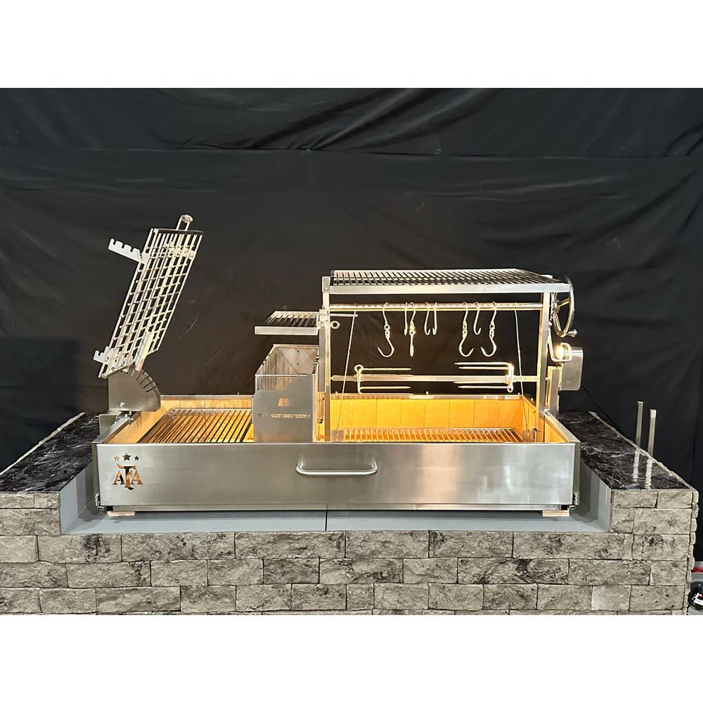 Tagwood BBQ50SS-PRO BBQ Stainless Steel Rotisserie Kit | Novaselectes