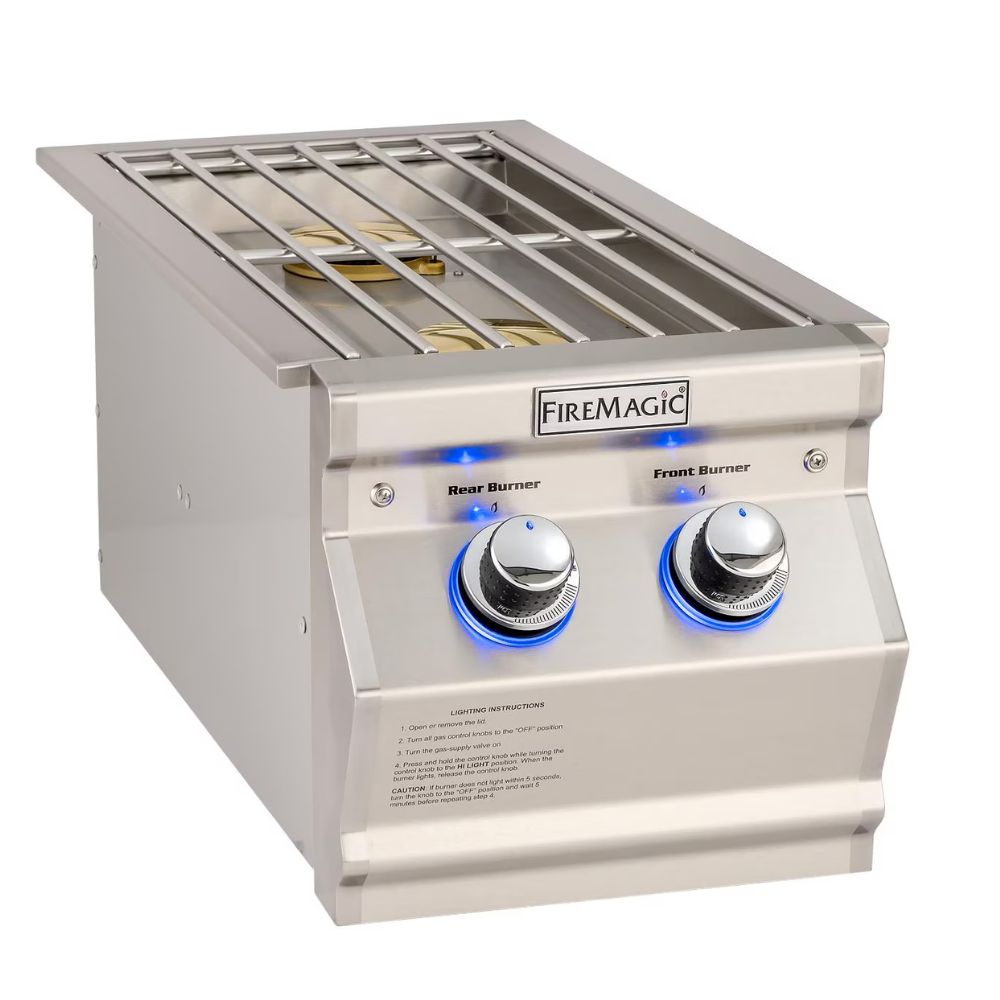 Fire Magic Aurora Built-In Gas Double Side Burner | Novaselectes