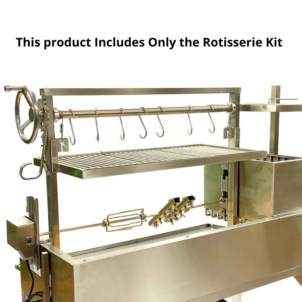 Tagwood BBQ50SS BBQ Stainless Steel Rotisserie Kit | Novaselectes