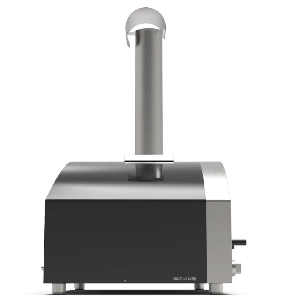 Alfa Futuro 4 Pizze Gas-Fired Pizza Oven - Silver Black | Novaselectes