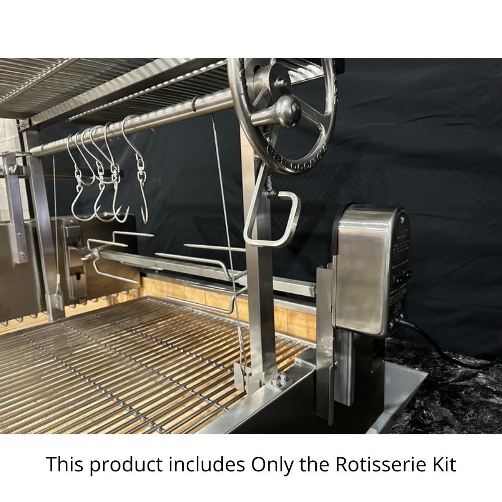 Tagwood BBQ50SS-PRO BBQ Stainless Steel Rotisserie Kit | Novaselectes