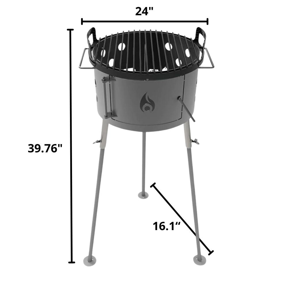 Tromen Duomo 380 Freestanding Argentine Charcoal Grill