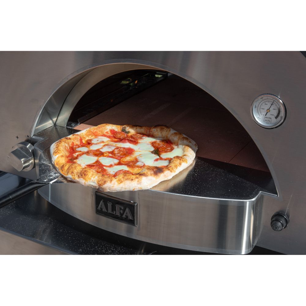 Alfa Classico 2 Pizze Grey Wood Fired Pizza Oven | Novaselectes