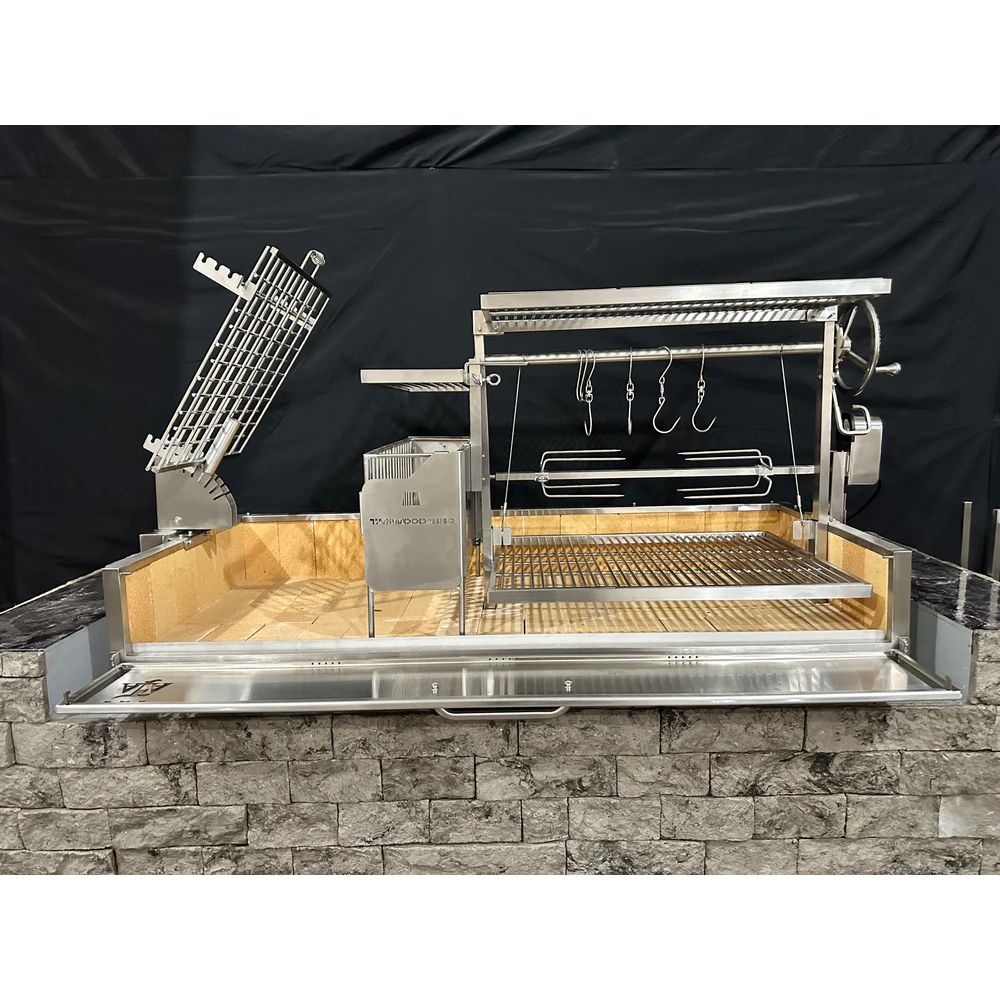 Tagwood BBQ50SS-PRO BBQ Stainless Steel Rotisserie Kit | Novaselectes
