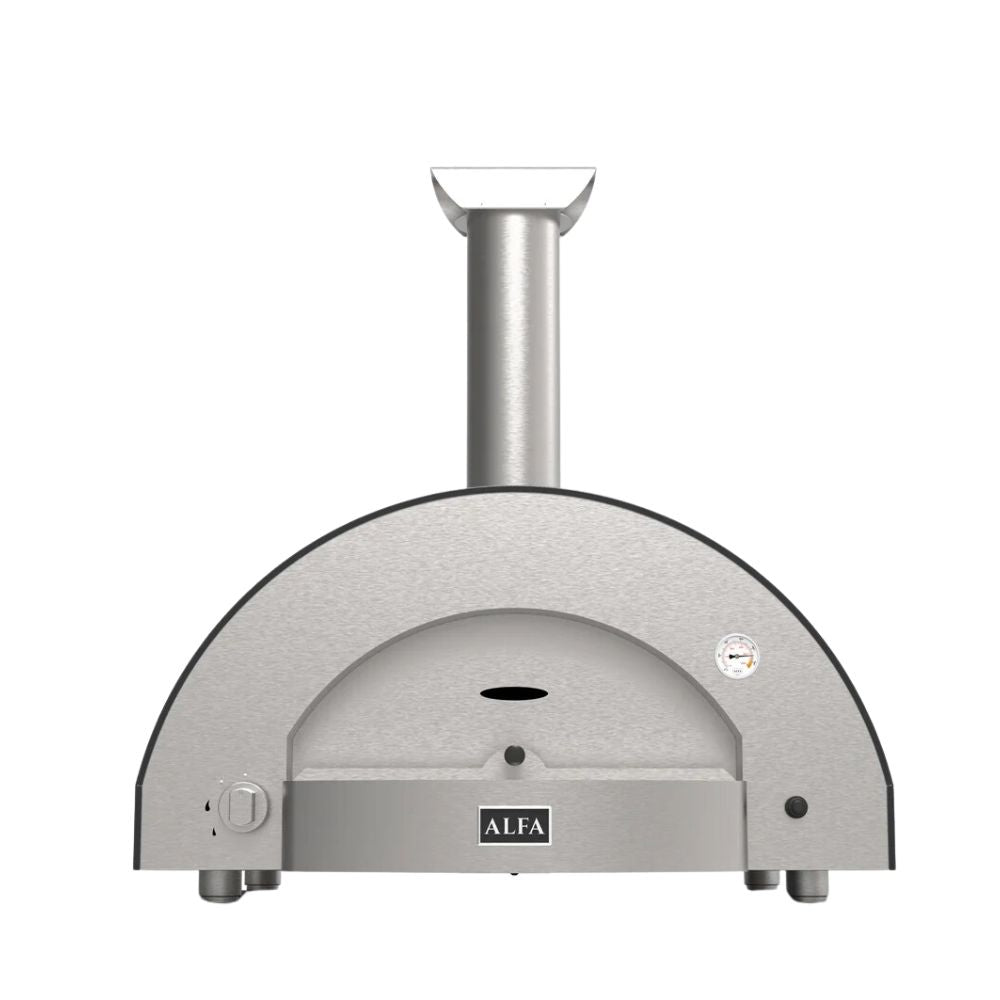 Alfa Classico 4 Pizze Freestanding Grey Gas Pizza Oven | Novaselectes