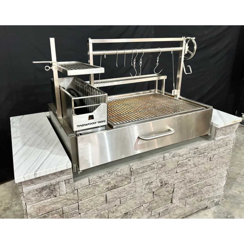 Tagwood BBQ25SS Built-In Argentine Built-in Charcoal Grill | Novaselectes