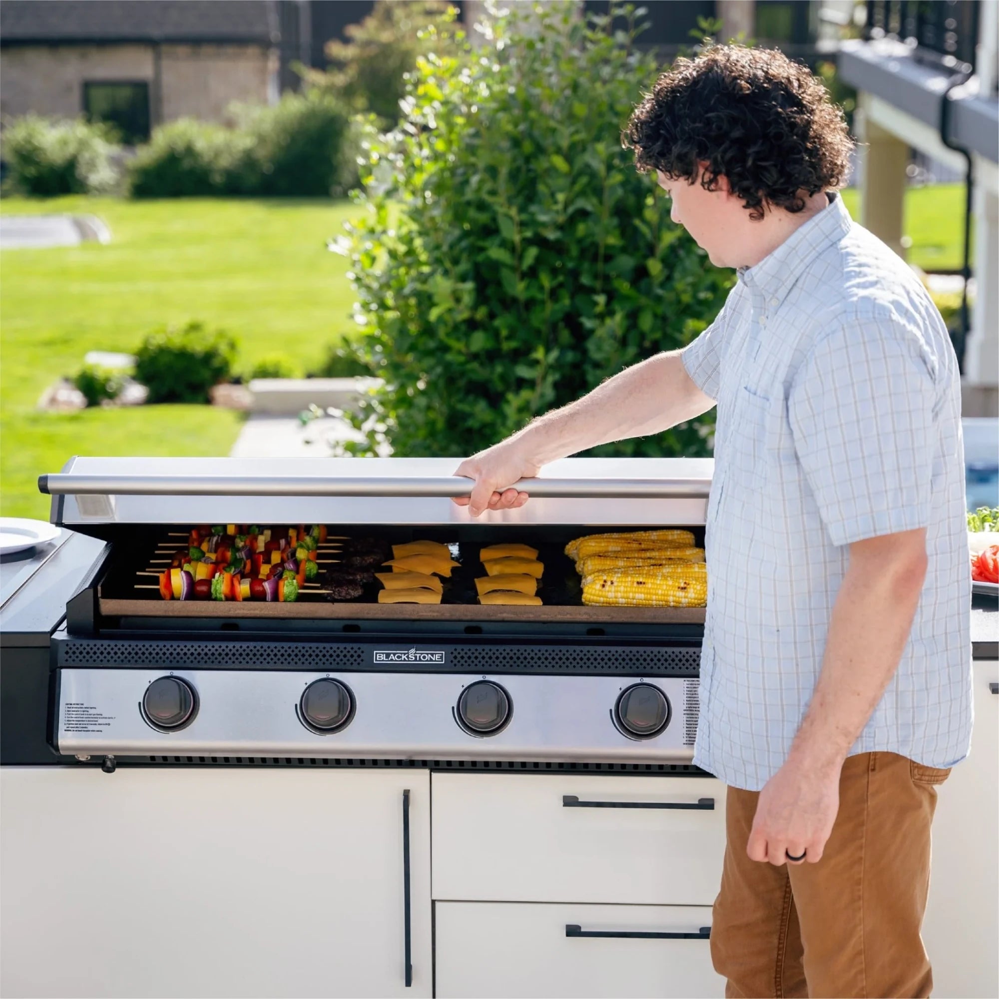 Blackstone 36-Inch Natural Gas Drop-in Griddle with Hood | Novaselectes