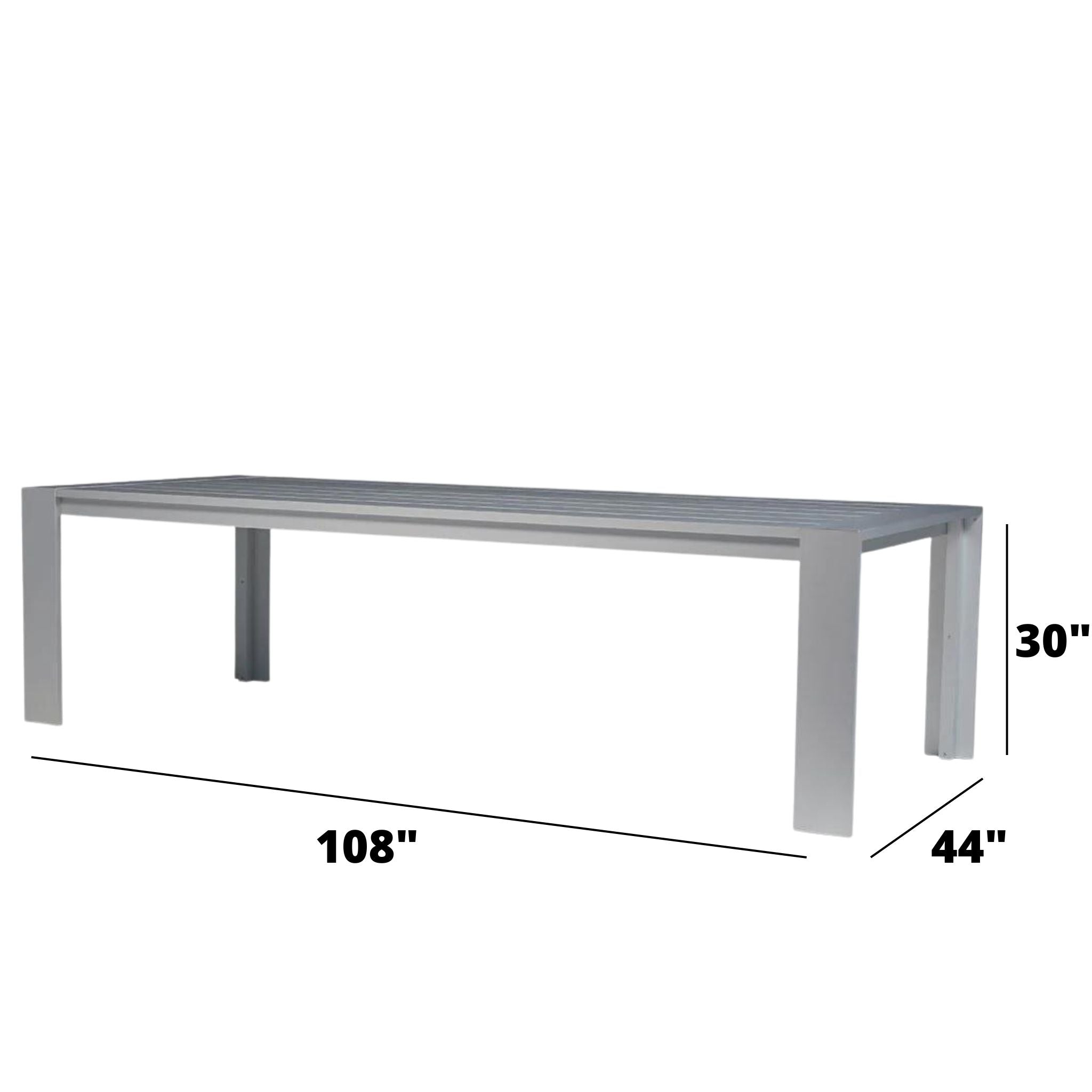 Pampa Living Calafate Dining table 108"x44"x30"