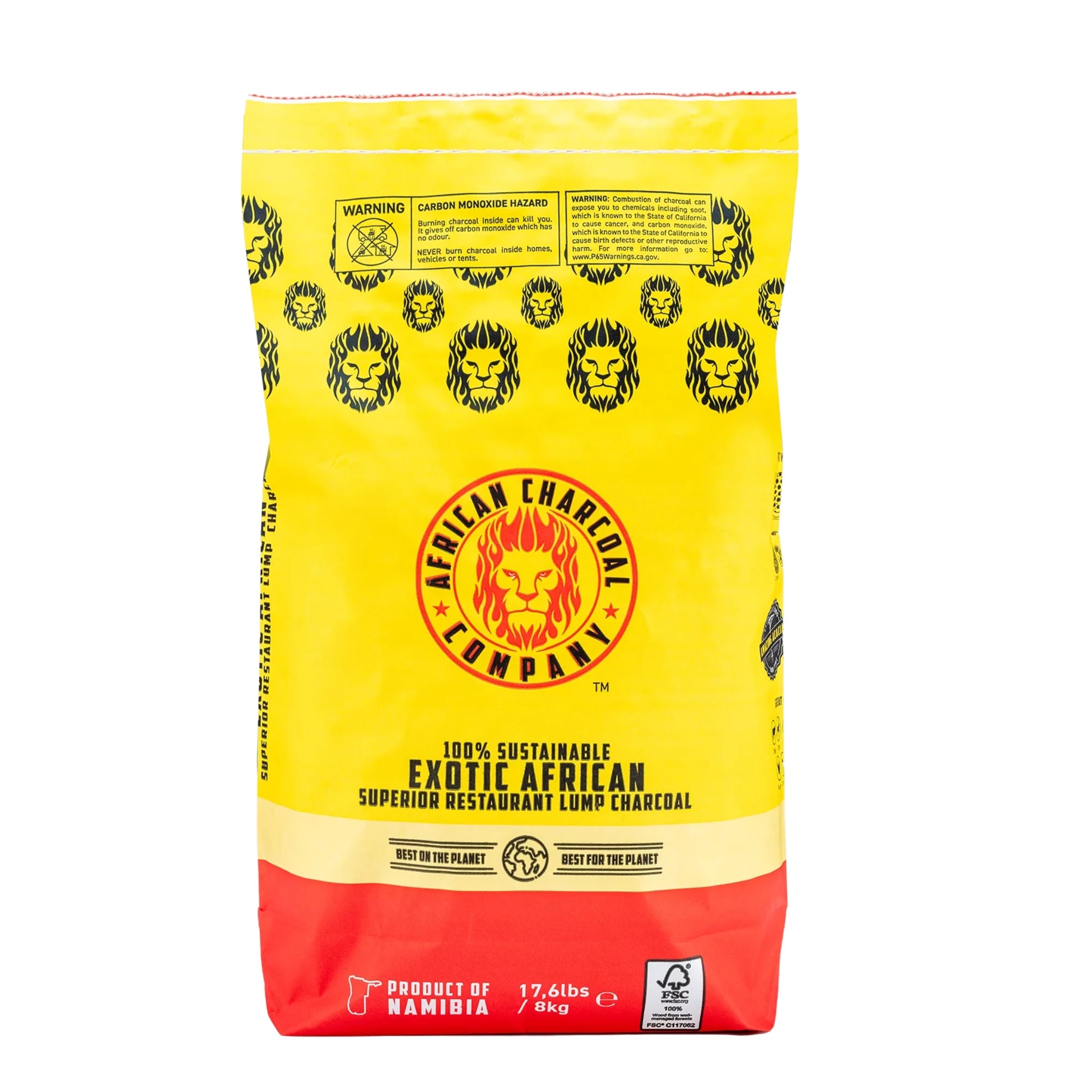 African Charcoal Company Superior Lump Charcoal, 17.6 lbs | Novaselectes