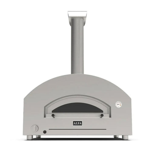 Alfa Futuro 4 Pizze Gas-Fired Pizza Oven - Silver Black | Novaselectes