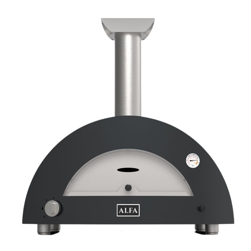 Alfa Moderno Anthracite Grey 2 Pizze Gas Pizza Oven | Novaselectes