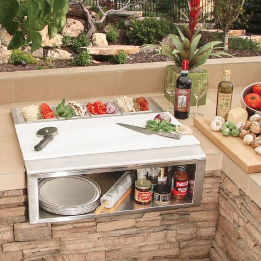 Alfresco 30-Inch Pizza Prep & Garnish Rail | Novaselectes