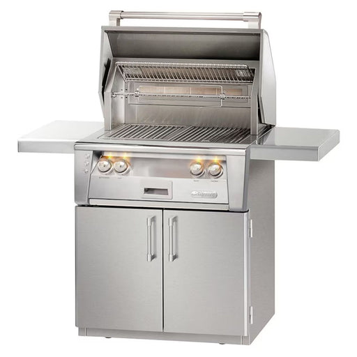 Alfresco 30-Inch Stainless Steel Freestanding Gas Grill w/ Rotisserie | Novaselectes