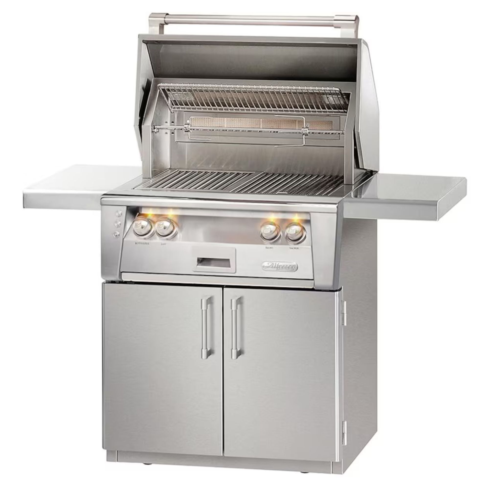 Alfresco 30-Inch Stainless Steel Freestanding Gas Grill w/ Rotisserie & Sear Zone | Novaselectes