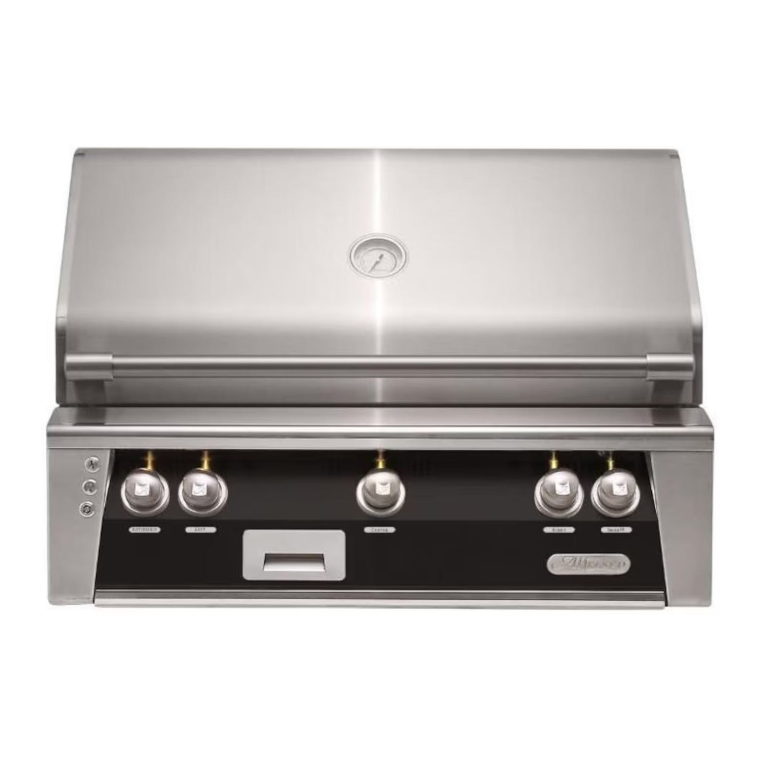 Alfresco 36-Inch Built-In Stainless Steel Gas Grill w/ Rotisserie & Sear Zone in Matte Jet Black | Novaselectes