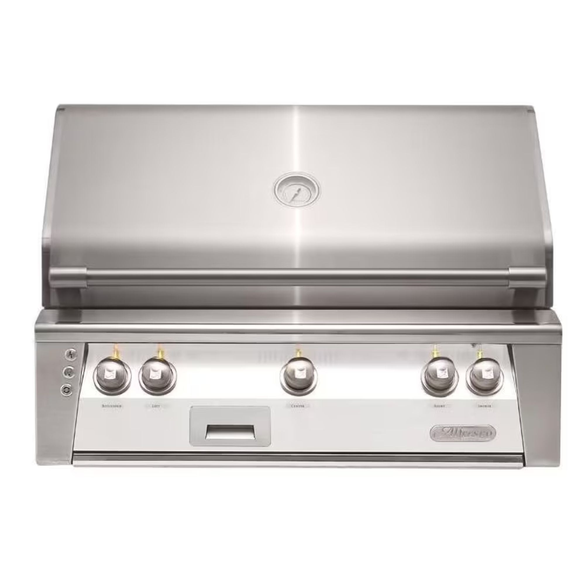 Alfresco 36-Inch Built-In Stainless Steel Gas Grill w/ Rotisserie & Sear Zone in Matte Signal White | Novaselectes