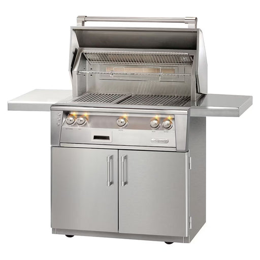 Alfresco 36-Inch Stainless Steel Freestanding Gas Grill w/ Rotisserie | Novaselectes