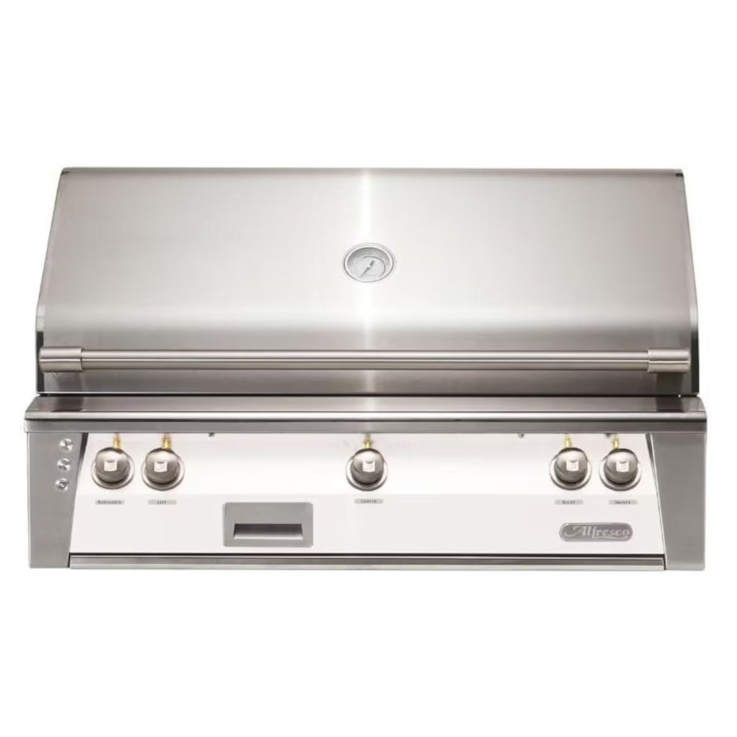 Alfresco 42-Inch Built-in Stainless Steel Gas Grill w/ Rotisserie & Sear Zone in Matte Signal White | Novaselectes