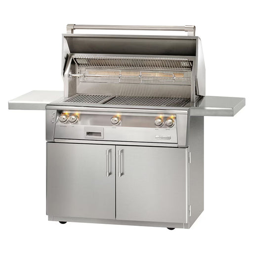 Alfresco 42-Inch Stainless Steel Freestanding Gas Grill w/ Rotisserie | Novaselectes