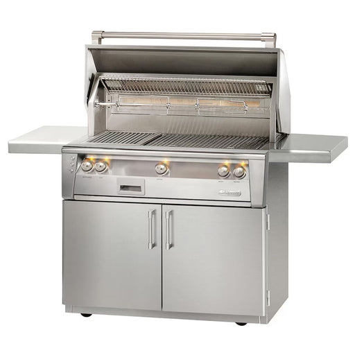 Alfresco 42-Inch Stainless Steel Freestanding Gas Grill w/ Sear Zone & Rotisserie | Novaselectes