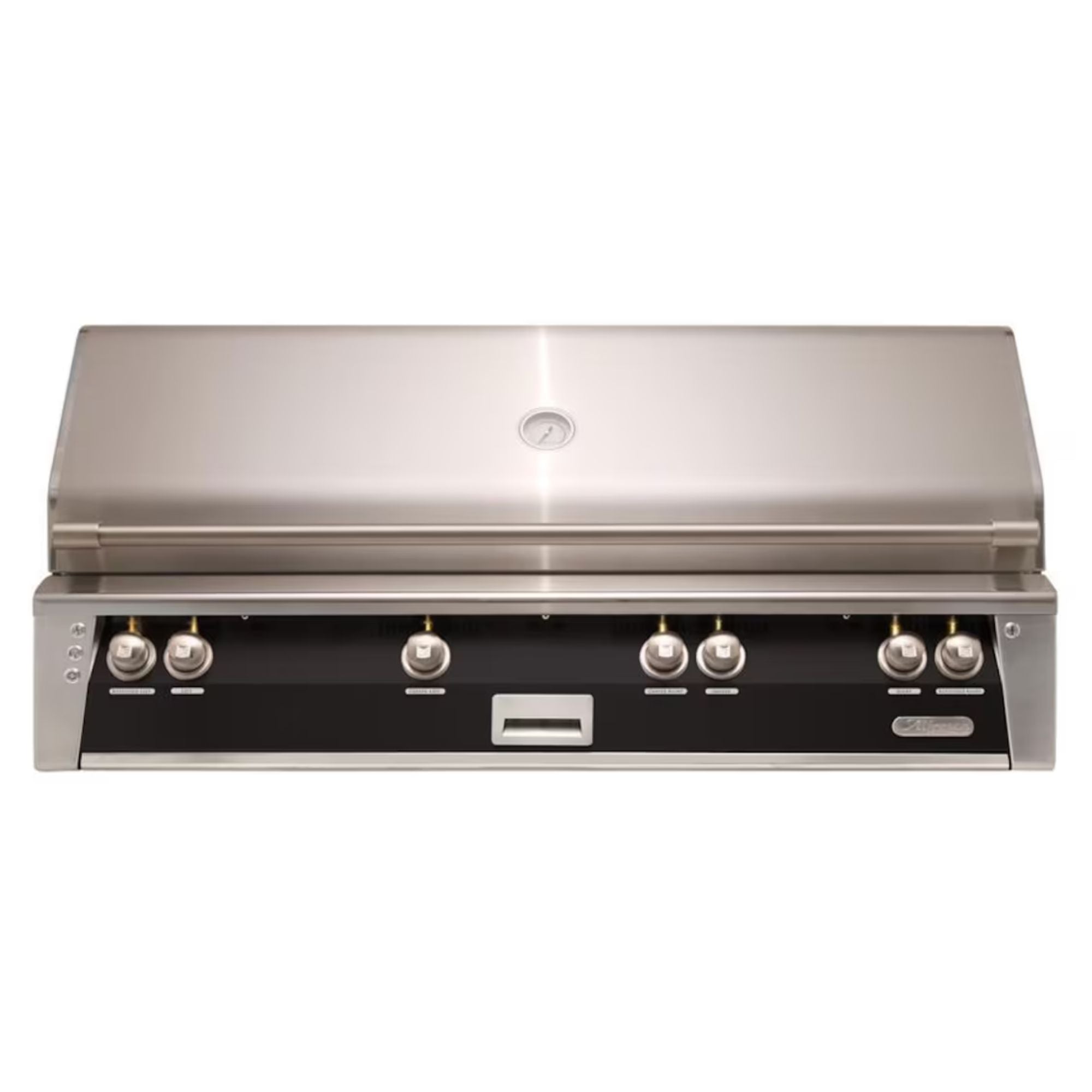 Alfresco 56-Inch Built-in Stainless Steel Gas Grill w/ Rotisserie & Sear Zone in Jet Black | Novaselectes