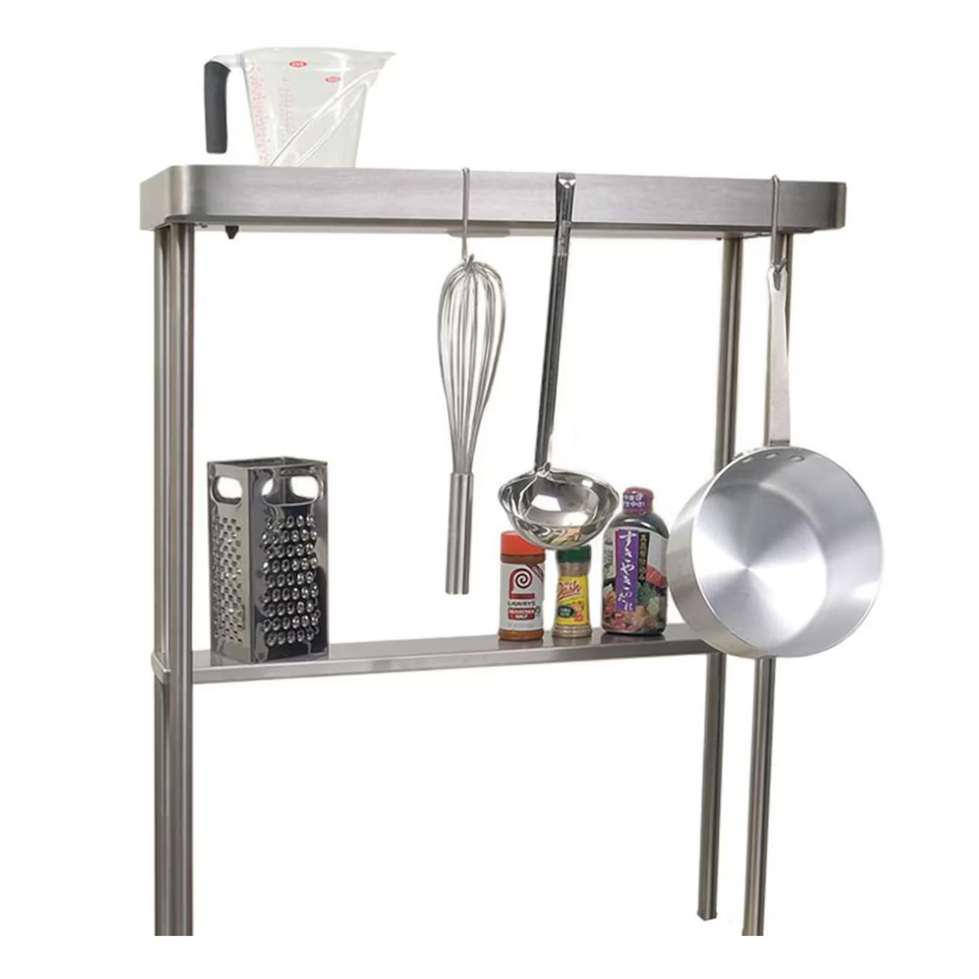 Alfresco High Shelf With Pot Rack And Light Accessory For 30-Inch Apron Sink | Novaselectes