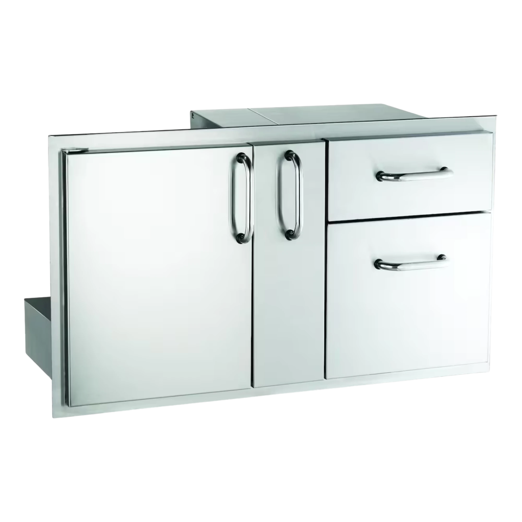 American Outdoor Grill 36-Inch Access Door With Platter Storage And Double Drawer | Novaselectes
