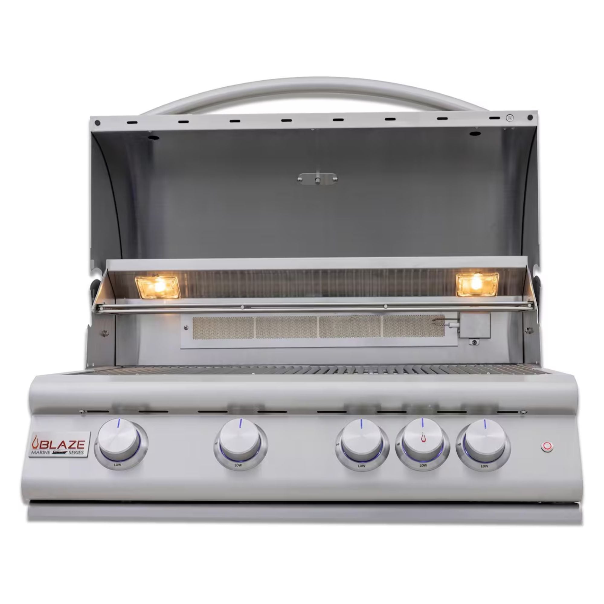 Blaze Premium LTE+ Marine Grade 32-Inch Built-in Gas Grill w/ Lift-Assist Hood & Rear Infrared Burner | Novaselectes