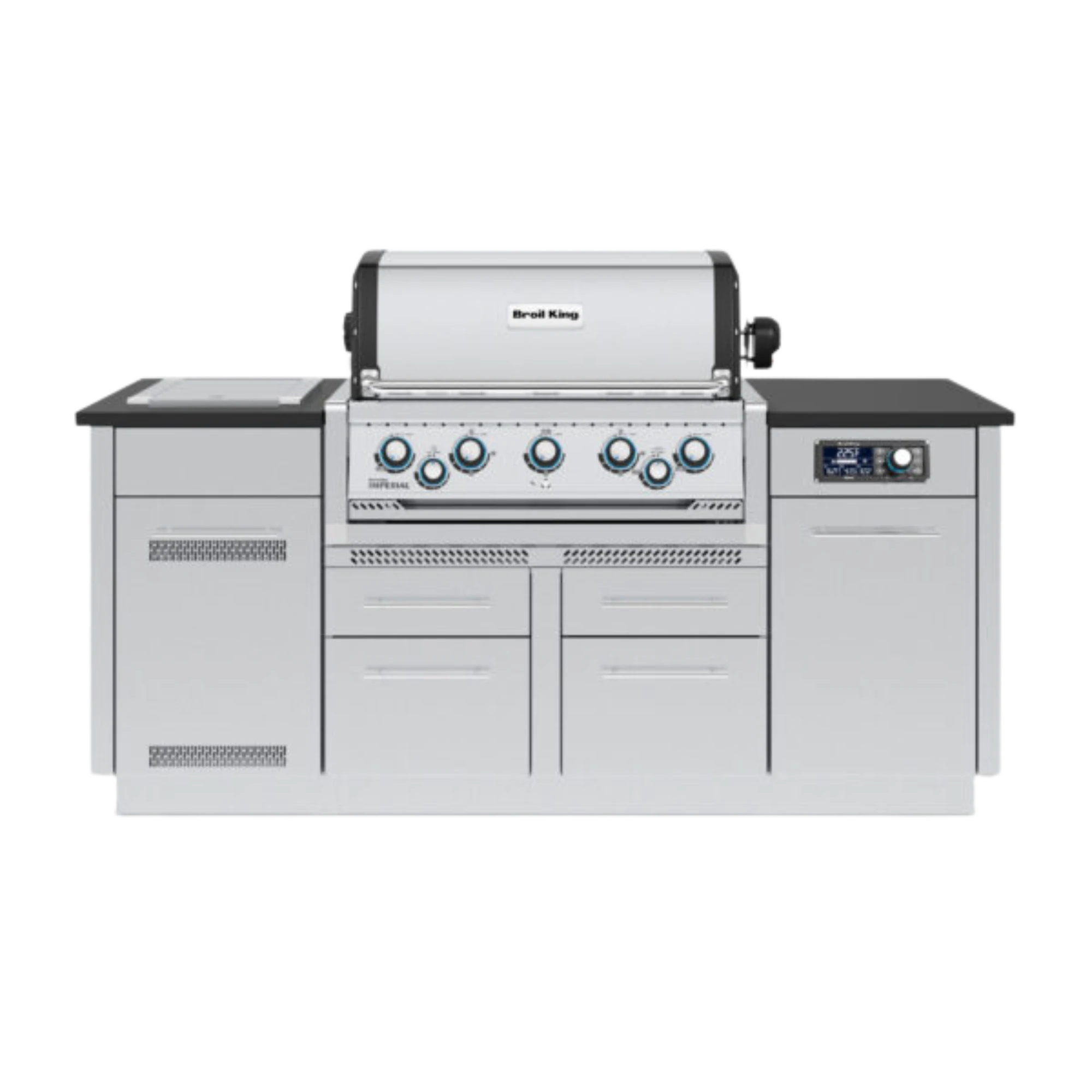 Broil King Outdoor Kitchen Island w/ Imperial QS 590i Gas Grill | Novaselectes