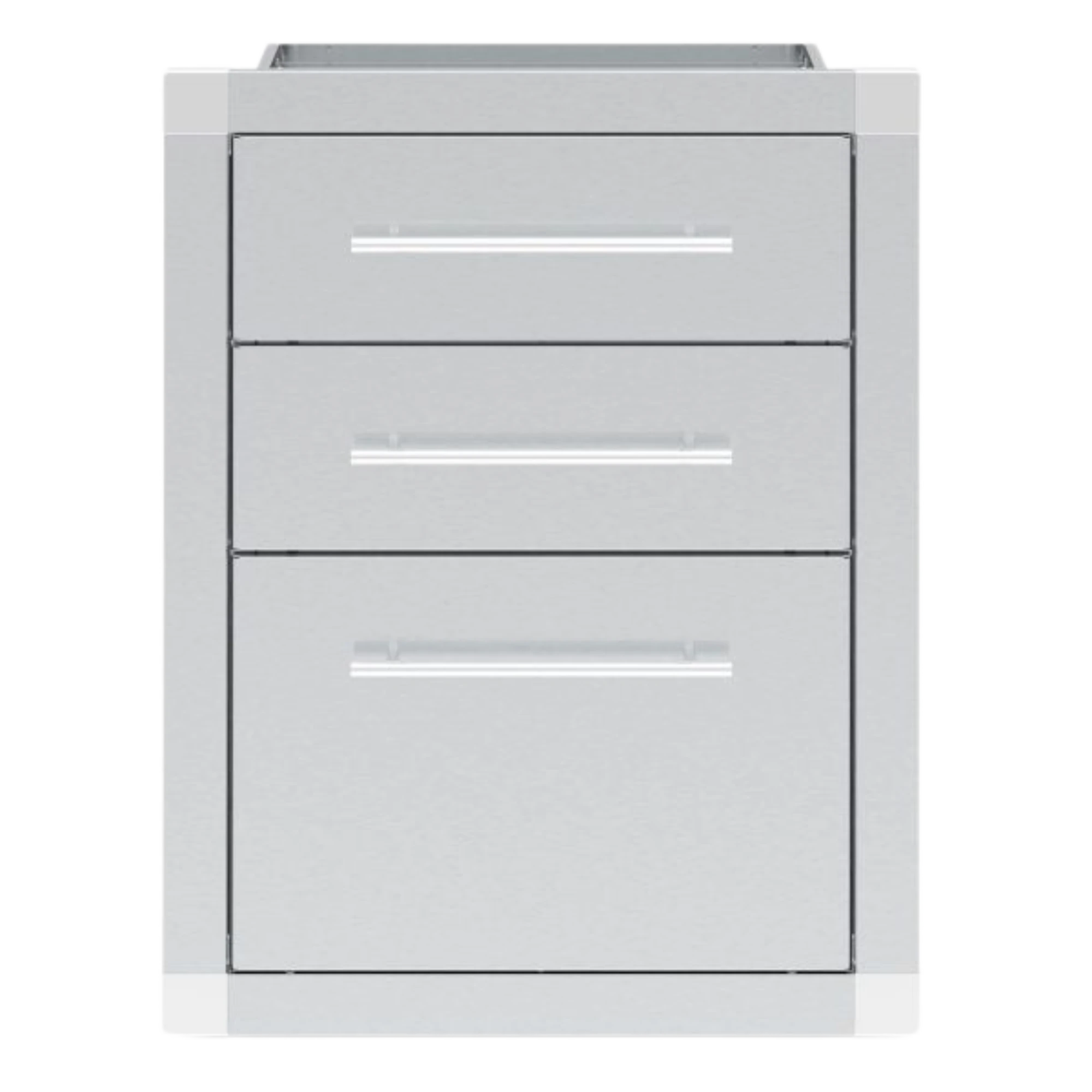 Broil King Stainless Steel Enclosed Triple Drawer Assembly | Novaselectes