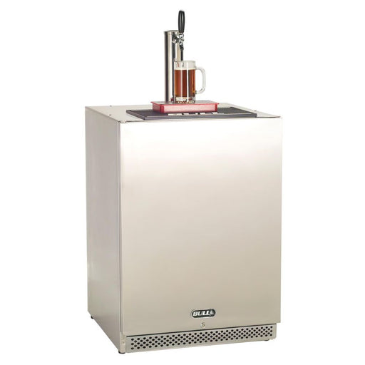 Bull 17900 24-Inch 6.6 Cu. Ft. Left Hinge Outdoor Rated Single Tap Kegerator | Buy at Novaselectes