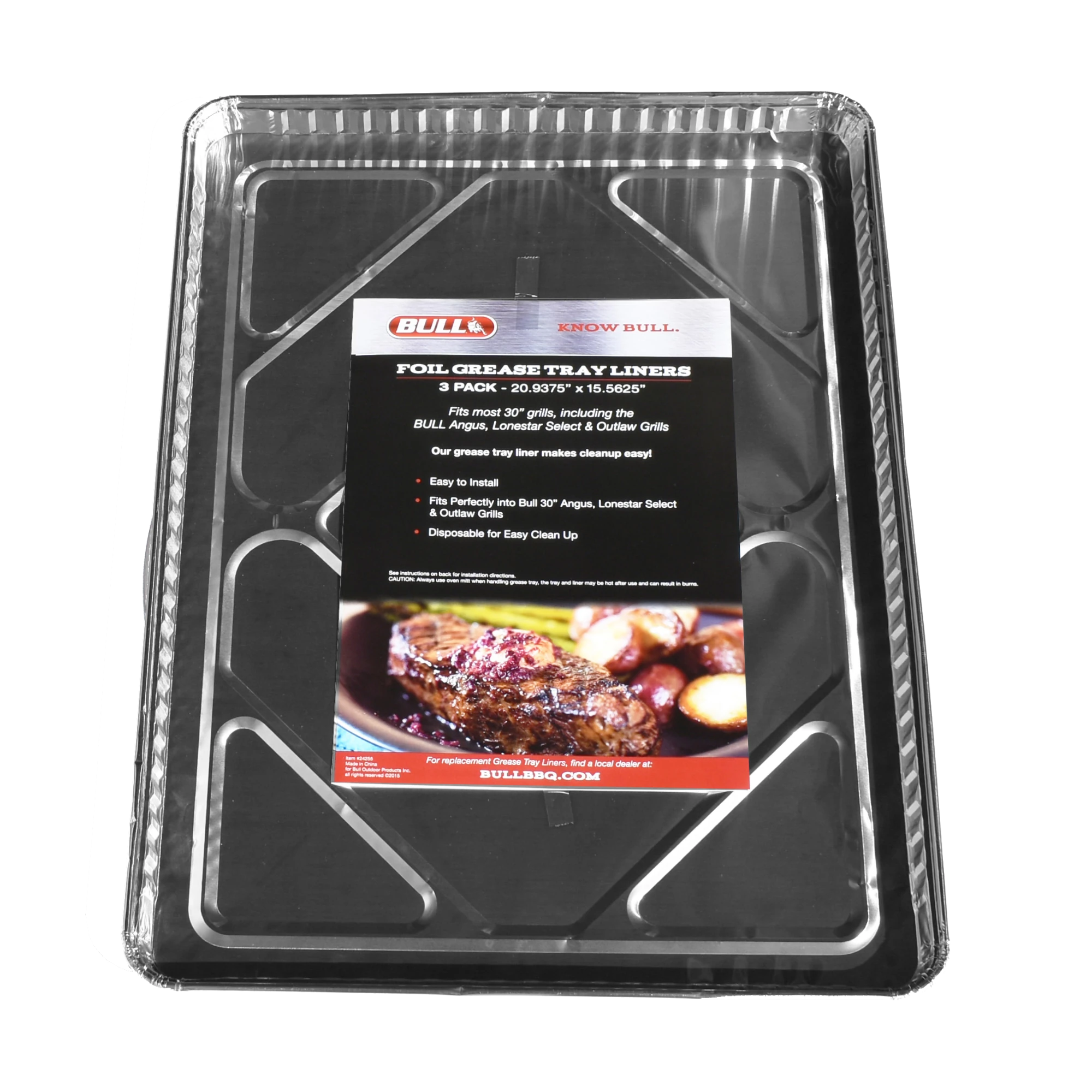 Bull 24268 30-Inch Grease Tray Liners 12pk | Novaselectes
