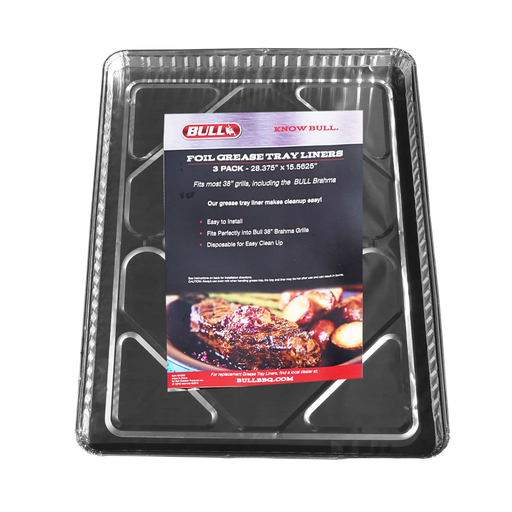 Bull 24269 38-Inch Grease Tray Liners 12pk | Novaselectes