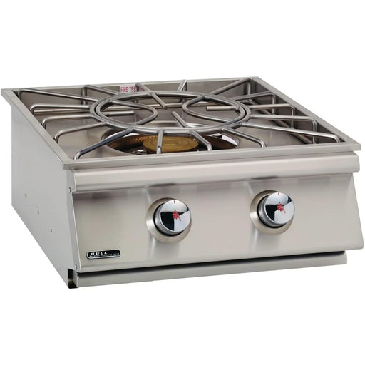 Bull Built-In Gas Stainless Steel Power Burner w/ Stainless Steel Lid | Buy at Novaselectes