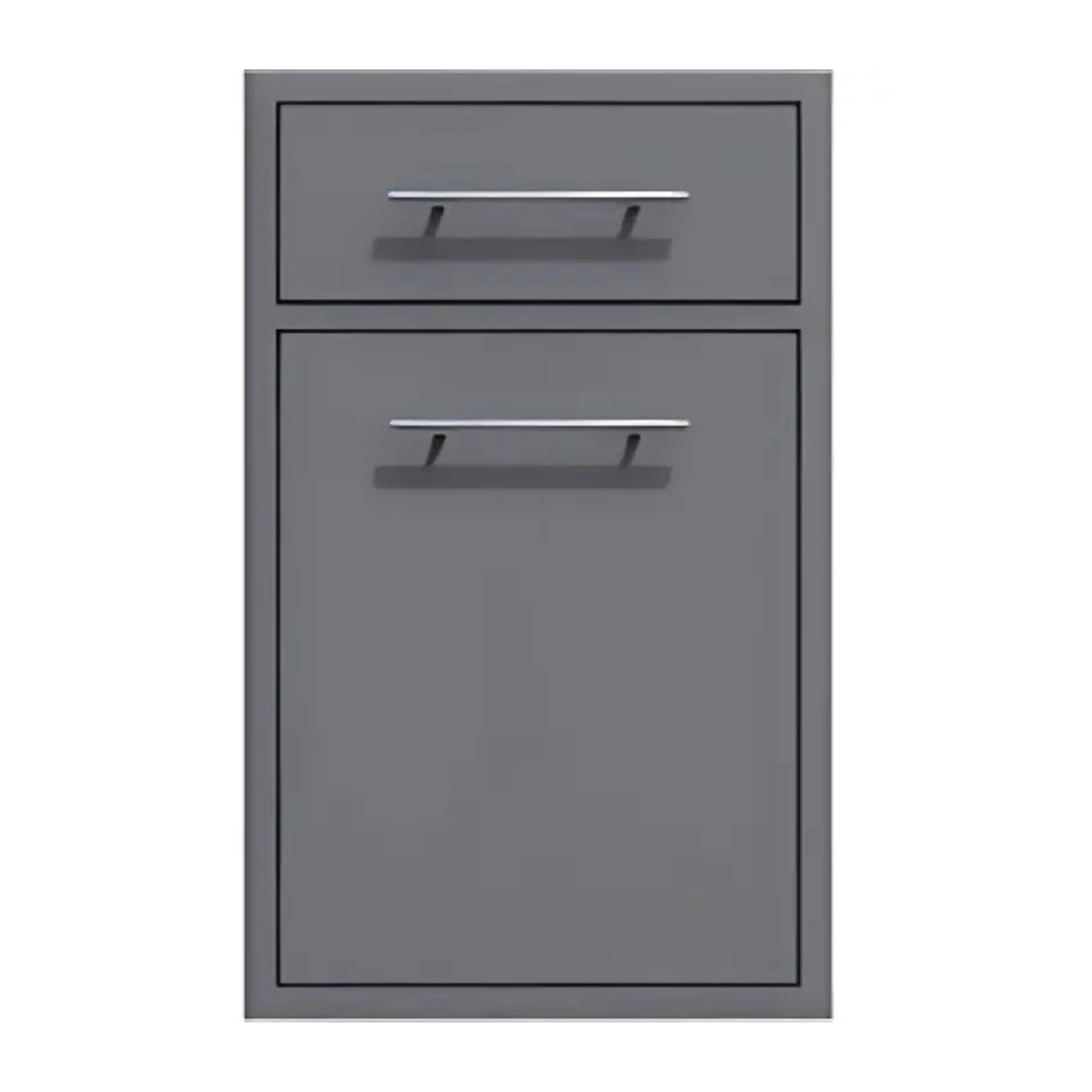 Challenger Designs Canyon Full Enclosure Trash Pullout w/ Storage Drawer | Novaselectes