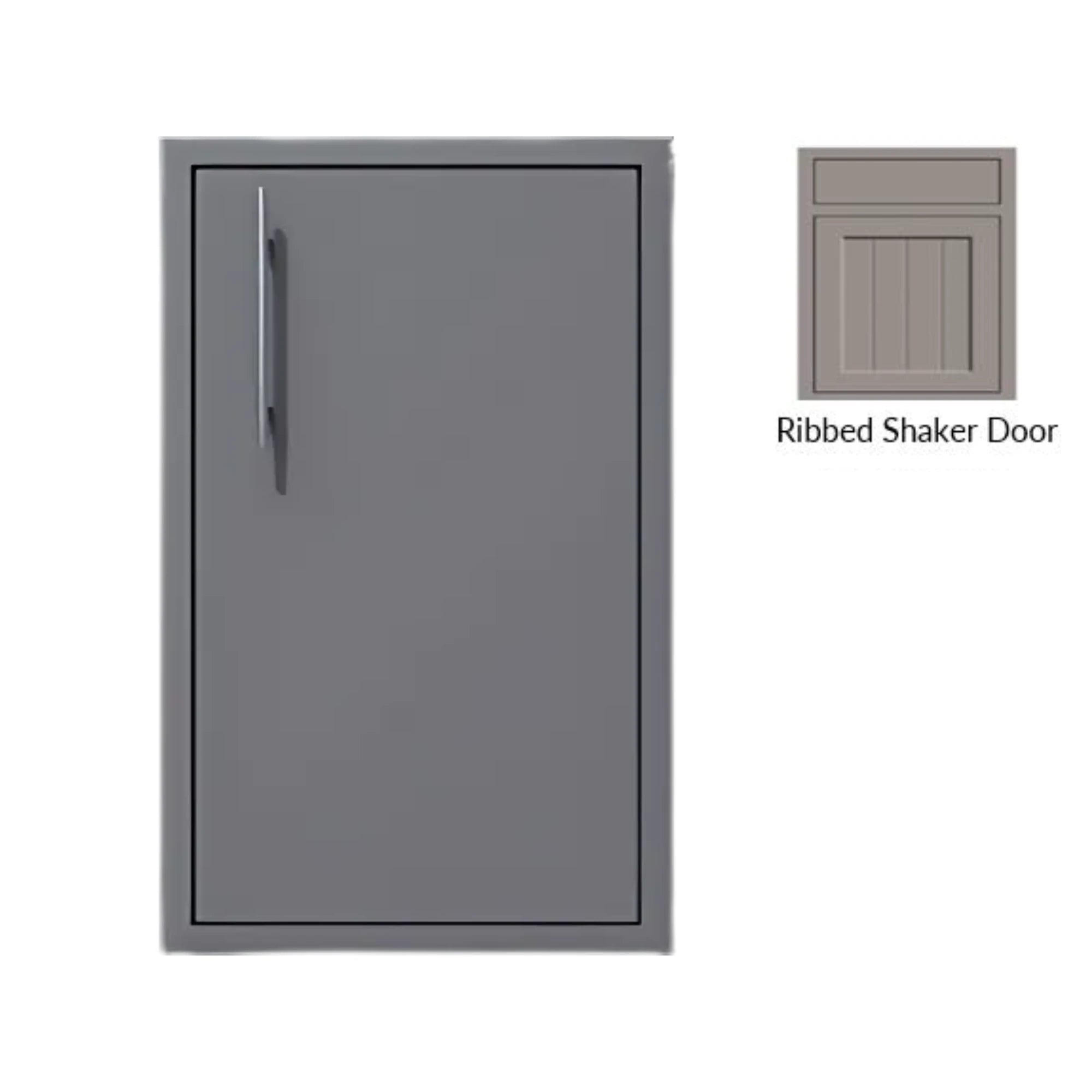 Challenger Designs Canyon Ribbed Shaker Style 24-Inch Single Access Door | Novaselectes