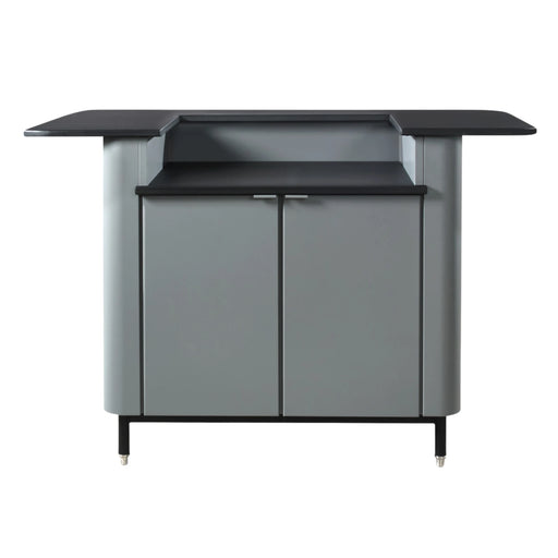 Challenger Designs Cascade 60.5-Inch Powder Coated Aluminum Outdoor Bar Island | Novaselectes