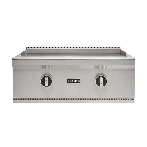 Coyote 30-Inches Built-In Flat Top Griddle w/ Safety Valve | Novaselectes