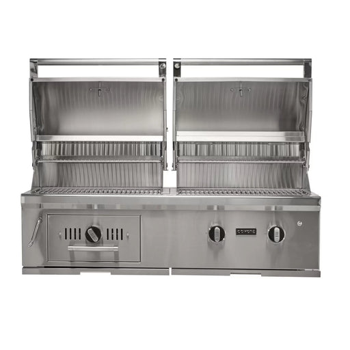 Coyote 50-Inch Built-In Gas/Charcoal Hybrid Grill | Novaselectes