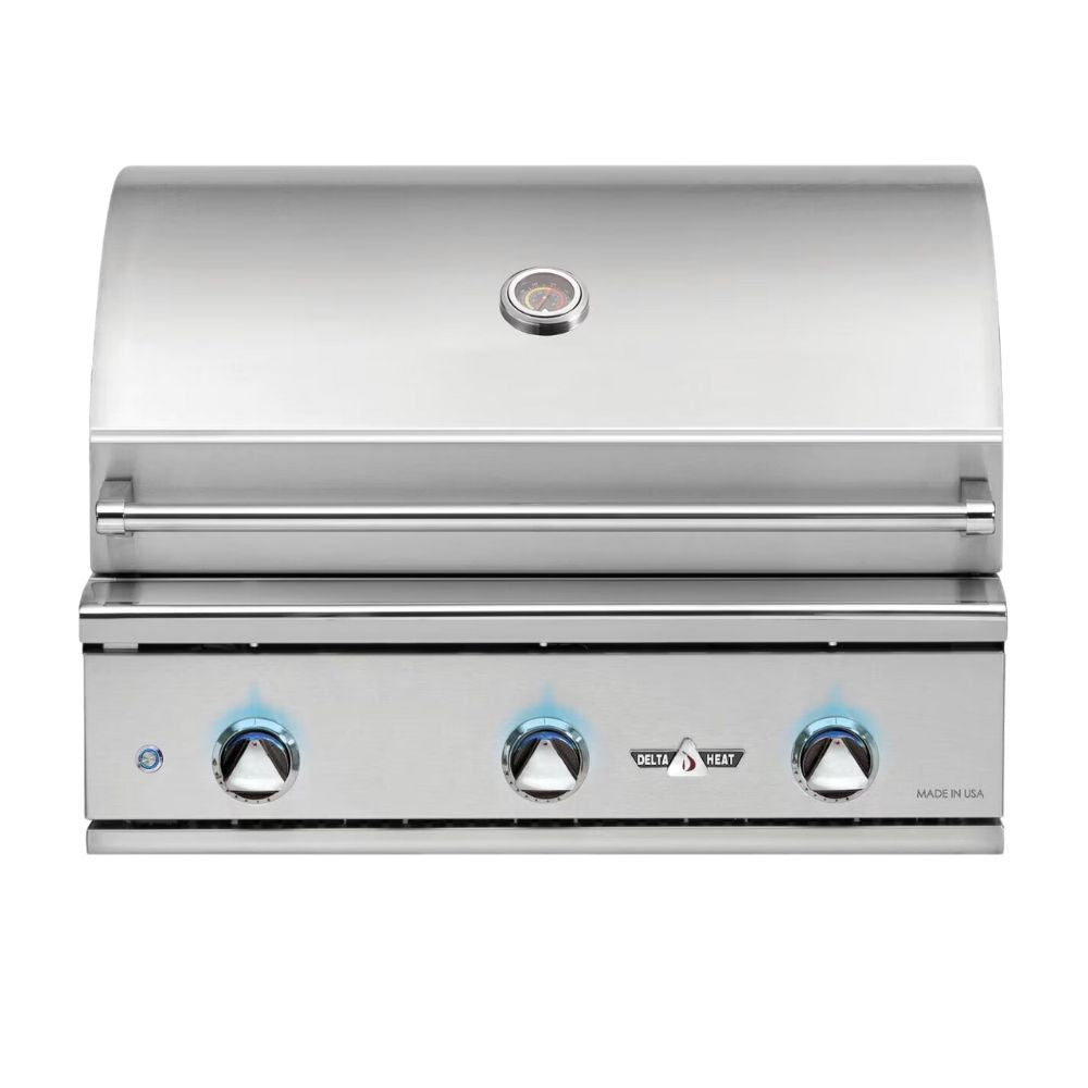 Delta Heat 32-Inch 3-Burner Built-In Gas Grill | Buy at Novaselectes
