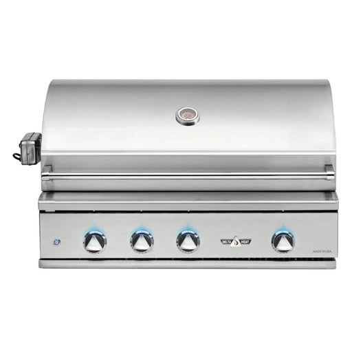 Delta Heat 38-Inch 3-Burner Built-In Gas Grill w/ Infrared Rotisserie Burner | Buy at Novaselectes