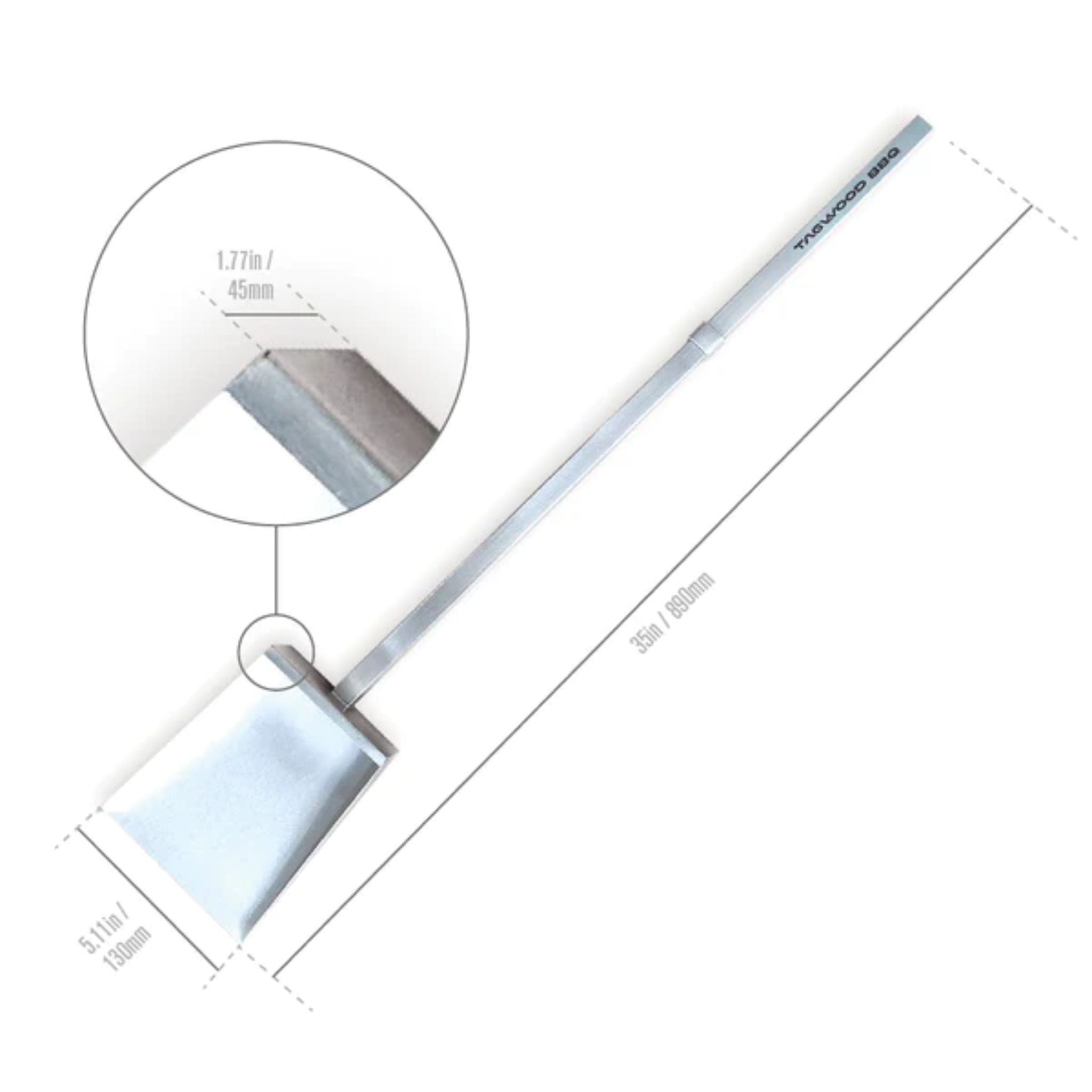 Tagwood BBQ11SSB BBQ Shovel & Coal Rake with Wall Bracket | Novaselectes