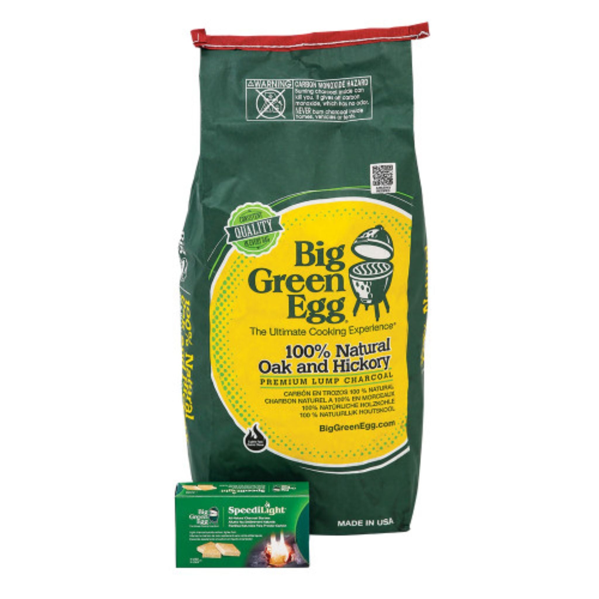 Big Green Egg Large Charcoal Grill in Acacia Table Package