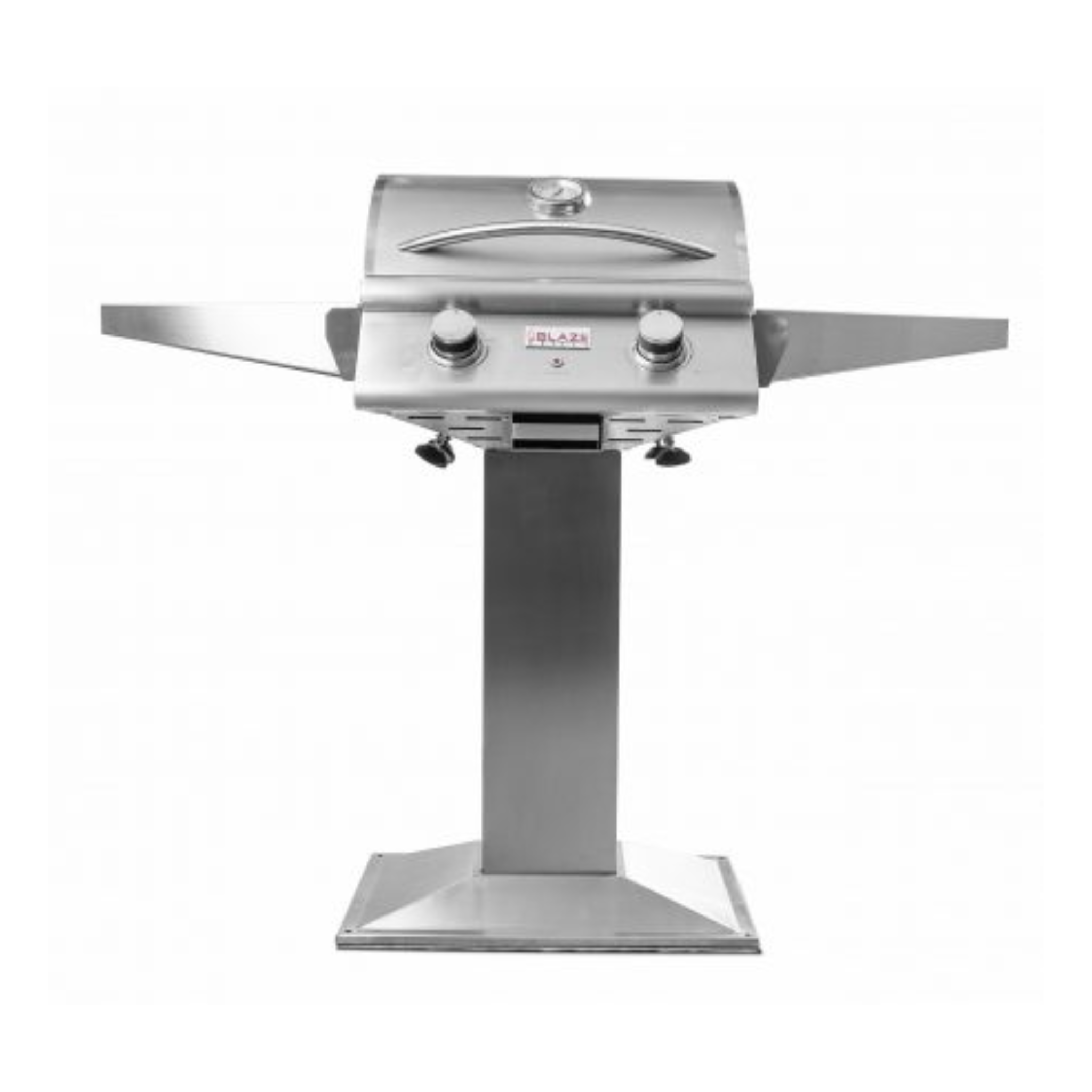Blaze 21-Inch 1500 Watt Electric Grill On Pedestal With Side Shelves