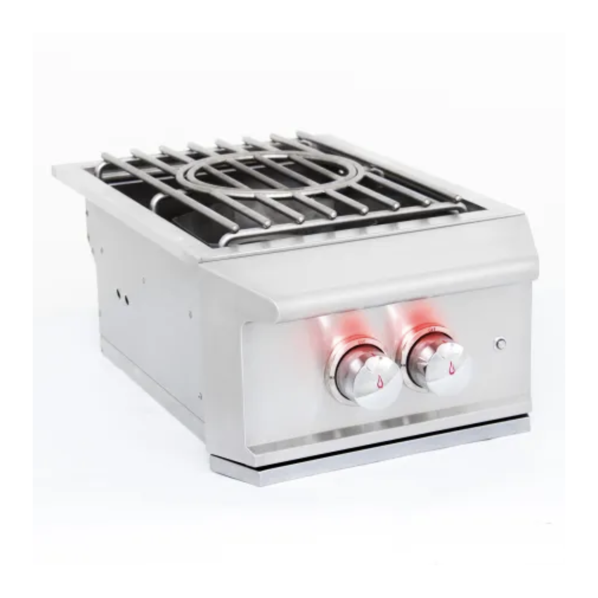 Blaze Professional LUX Built-In Propane Gas High Performance Power Burner W/ Wok Ring & Stainless Steel Lid