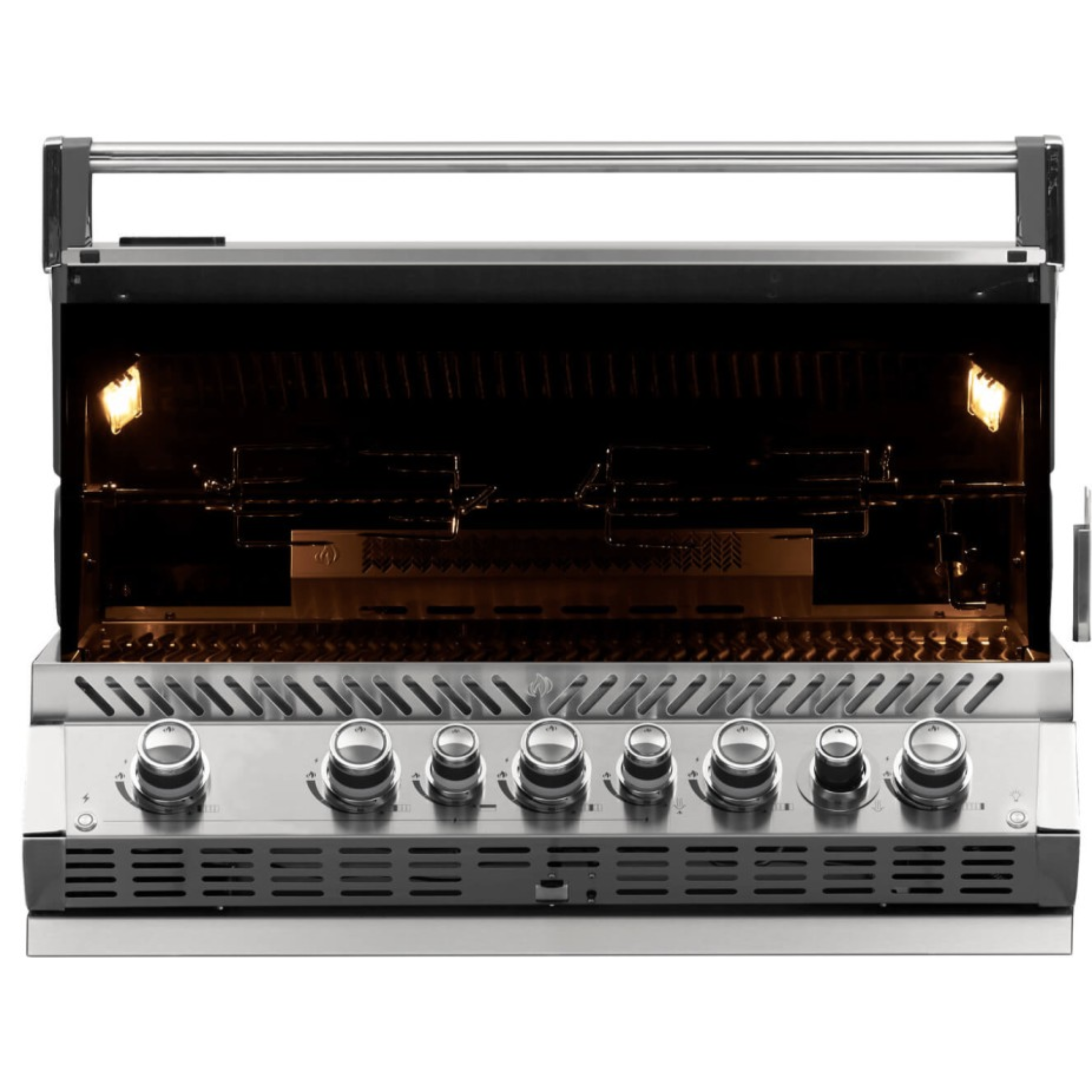 Napoleon Prestige PRO 665 Built-in Gas Grill w/ Infrared Rear Burner & Rotisserie Kit
