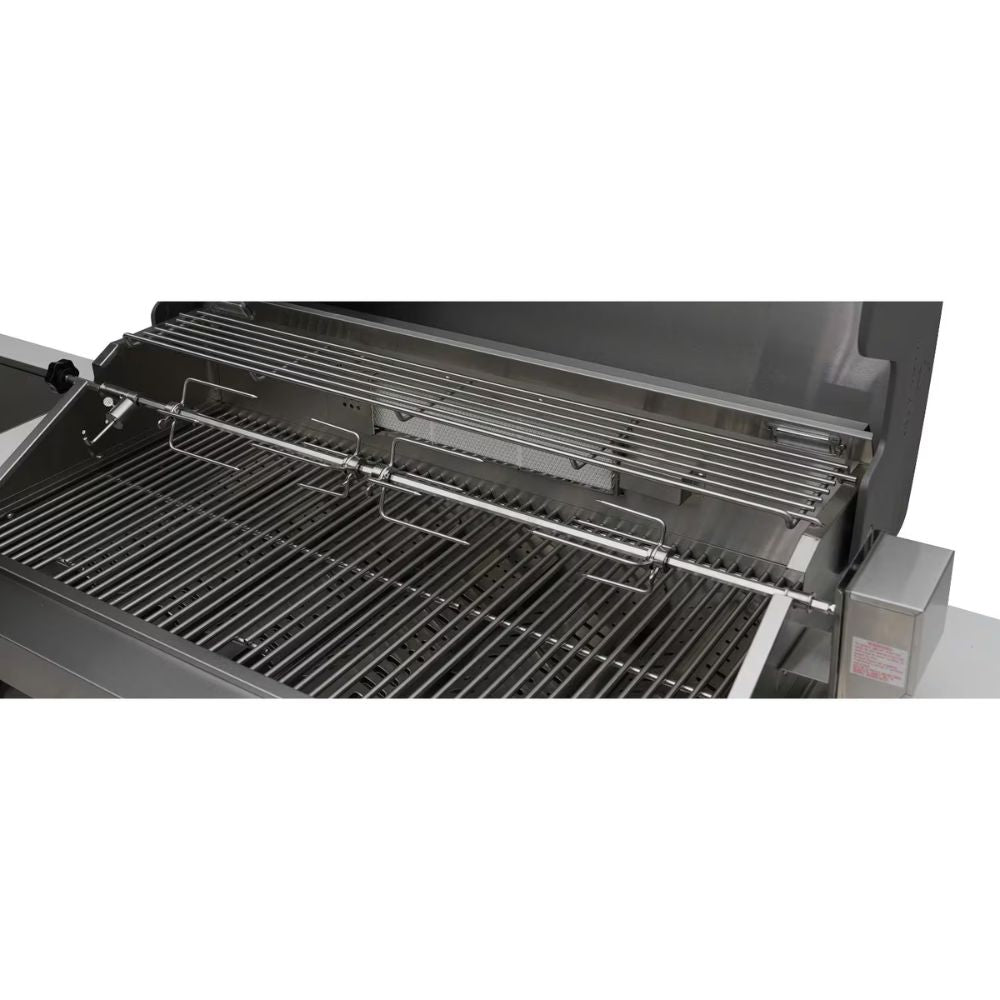 Mont Alpi MAi805-90KEGBEV 6-Burner Island with 90-Degree Corner, Kegerator & Beverage Center